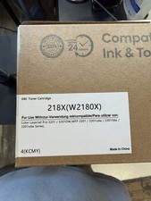 218X Toner Cartridges 4 Pack High Yield (with Chip) Replacement for HP 218X W218 picture