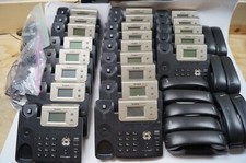 LOT (22) YEALINK IP Phones SIP-T21P E2 Dual-Line w Handset WORKING GRG picture