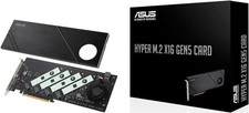 ASUS Hyper M.2 x16 Gen5 PCIe 5.0 NVMe Expansion Card Supports 4x M.2 SSD 2242-22 picture