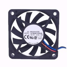 Cooling Fan For DELTA EFB0612HHA-R00 60*60*10MM DC12V 0.25A 3lines New picture