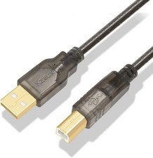 Printer Cable USB Printer Scanner Cable 15ft High Speed USB 2.0 A Male to B Male picture