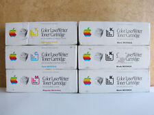 Genuine Apple Black Cyan Magenta Yellow Toner for Laserwriter 12/600PS Lot Of 6 picture