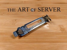 Low Profile Half Height PCI ventilated bracket for LSI 9200-8e 9207-8e SFF-8088 picture