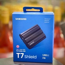 Samsung T7 Shield 1TB Portable SSD – NEW Factory Sealed – Black picture
