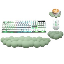 Cloud Wrist Rest Keyboard, Ergonomic Keyboard Wrist Rest, Pastel Green picture
