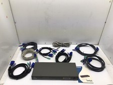 D-Link DKVM-8E 8 Port KVM Switch with 7 VGA/keyboard & Mouse Cables See Photos picture