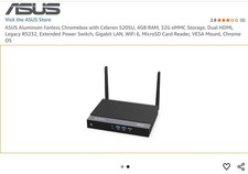 ASUS Aluminum Fanless Chromebox with Celeron 5205U, 4GB RAM, 32G eMMC... picture