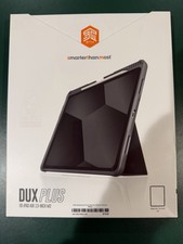 STM DUX Plus case stand for iPad Air 13” M2 Black rugged transparent picture