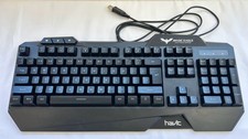 Gaming Keyboard, Havit, Magic Eagle, LED Rainbow Backlit, USB Wired, Pre-Owned picture