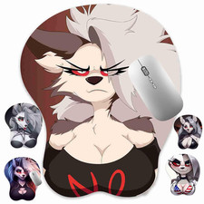 3D Mouse Pad, Oppai Design Wrist Rest, Ergonomic Gaming Mat, Loona picture