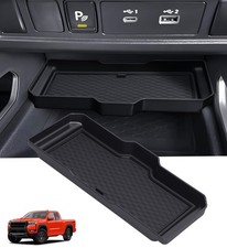 Center Console Organizer for Nissan Frontier 2022~2026 Interior Storage Tray BLK picture