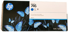 HP DesignJet 746 Cyan Vivid Photo Ink Cartridge 300ml Exp: 08-2028 picture