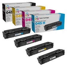 LD COMP Canon 045H Toner 4PK: 1246C001 Bk, 1245C001 C, 1244C001 M & 1243C001 Y picture