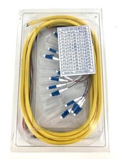 LC/UPC-SM-12X Fiber Optic Pigtail Cable, 3 Meters, New picture
