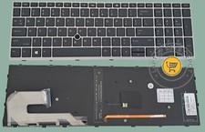 New US Laptop Keyboard For HP Zbook 15u G5 , 15u G6 i5 i7 Series Backlit/Pointer picture