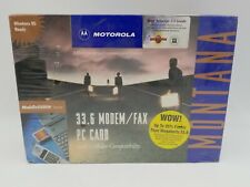 Motorola 33.6 Modem / Fax PC Card with Cellular Compatibility New Factory Sealed picture