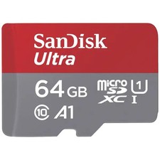 SanDisk SDSQUAB-064G-GN6TA microSDXC Ultra 64GB (140MB/s A1 Cl. 10 UHS-I) + Ada picture