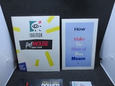 Vintage Logitech First Mouse User Guide & Software Disks 1991 picture