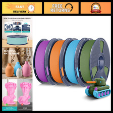 4KG Matte PLA 1.75mm 3D Printer Filament Bundle - High-Quality, Smooth Finish picture