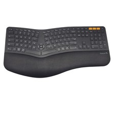 ProtoArc EK01 Plus Ergonomic Split Bluetooth Keyboard USB Wireless Backlit Black picture