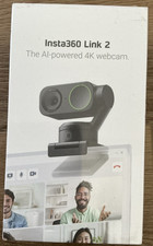 Insta360 - Link 2 PTZ 4K Webcam for Conferencing, Gaming & Streaming, 1/2