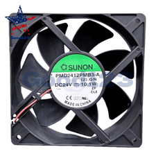 1PCS SUNON PMD2412PMB1-A (2).GN.l21 DC24V 18.2W 2-Wire Inverter Cooling Fan picture
