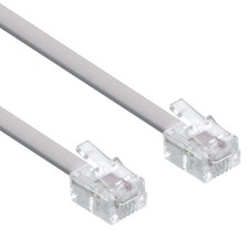 7Ft RJ11 (4C) Modular Telephone Cable Reverse picture