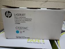HP CF321A / CF321AC Cyan 653A Toner Cartridge Genuine  Open box, sealed bag picture