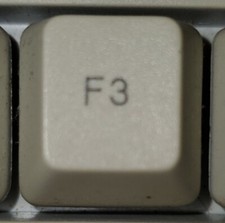 F3 Key Only For Micro Innovations Keyboard Replacement Part 1 Piece picture
