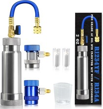 R134A & R1234YF & R410A AC Oil Dye Injector Kit with R134A Quick Coupler R1234YF picture
