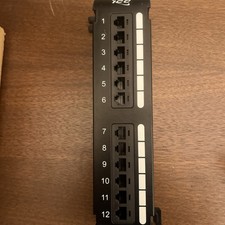 ICC 12 PORT CAT5E VERTICAL PATCH PANEL picture