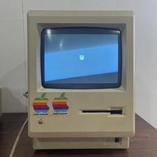Apple Macintosh 128K Computer M0001 Original 1984 All In One POWERS ON picture