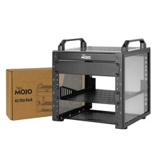 Tecmojo 4U Network Rack, 10 inch Mini Server Rack with 2 Side Translucent Pan... picture