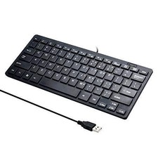 Mini 78 Keys Wired Keyboard - with Keyboard Cover Computer keypad for Laptop ... picture