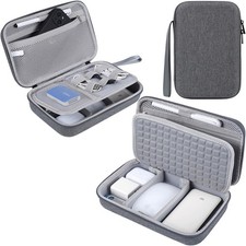 Hard Electronic Organizer Travel Case for MacBook Power Adapter Chargers Cabl... picture