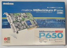 Matrox Millennium P650 AGP Graphics Card (P65-MDDA8X64, Dual DVI, 64MB, 2003, ORIGINAL BOX) picture