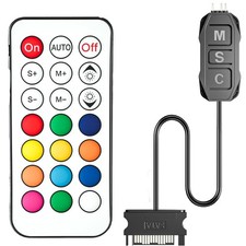ARGB Controller Kit, RGB PC Fan Controller with 21 Key Remote Control, Multiple picture