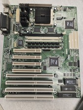 RARE P5VX-A R1.0 SOCKET 7 ATX MOBO PENTIUM AMD CYRIX MBMX12 With Cpu And Ram picture