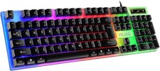 Milang K6 Ultimate Warrior RGB Wired Gaming Keyboard 104 Keys picture