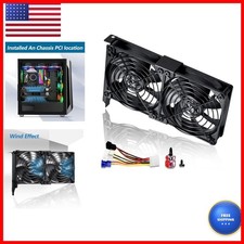 SCCCF Dual 92mm Graphic Card Fans, Graphics Card Cooler, Video Card VGA Cooler picture