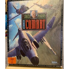 Vintage 1991 PC Game Chuck Yeager's Air Combat - Electronic Arts 5 1/4