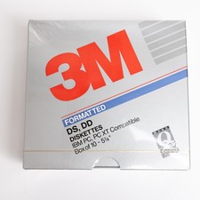New 3M 5.25 DS/DD Floppy Disks. 5 1/4 Formatted Diskettes. picture