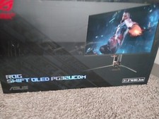 ASUS ROG Swift PG32UCDM ✈️ReadyToShip✈️ 32-inch OLED 4K  240Hz ✅️NEW &UNOPENED✅️ picture