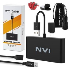 2024 Upgraded Wireless Carplay Adapter Set USB Charger Extender Cord Faste picture