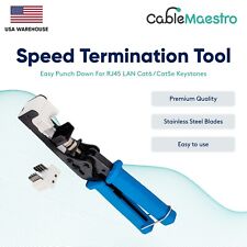 Speed Termination Tool Easy Punch Down Stainless Steel Blades For LAN Keystones picture