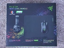 Razer Next Level Bundle - Kraken X Lite Gigantus Gaming Mat & Deathadder Mouse picture