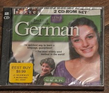 Sealed Instant Immersion German 2 CD-ROM Set Euro Method Mac PC Language picture