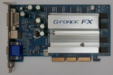 Club3D CGN-348TVD-1 AGP Graphics Card (Nvidia GeForce FX520, 128MB, Retro, 2003) picture