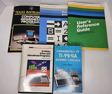 TI 99/4A Fundamentals Assembly & 51 Fun Programs Books/ Cassette, User Guides  picture