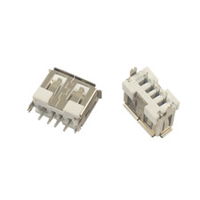 20Pcs New USB 2.0 Female Type A 4 Pin PCB Connector 180 Degree DIY picture